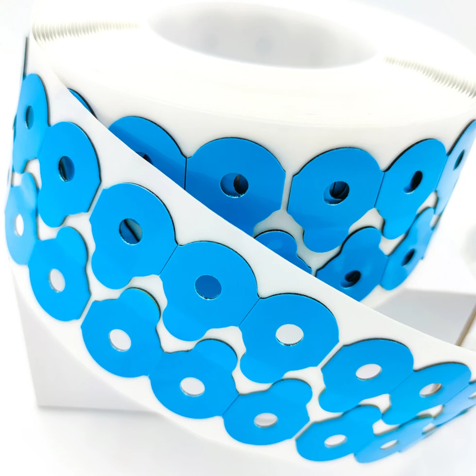 Blue lens blocking pads optical lab parts adhesive lens edging pad waterproof lens blocking pad suitable for variety of lenses