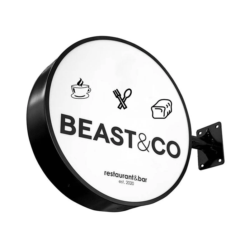 Accept customization shop sign board custom polyvinyl chloride plastic outdoor sign board