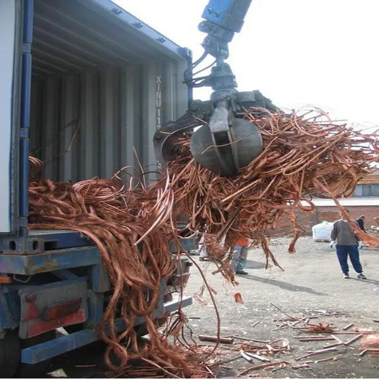 In stock 99.9 pure high quality bright copper wire coiled copper electrical Wires scrap price