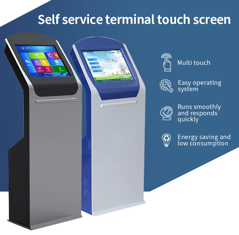 Energy Saving And Low Consumption Touch Screen Payment Kiosk Totem Electricity Bill Self Service Payment Kiosk