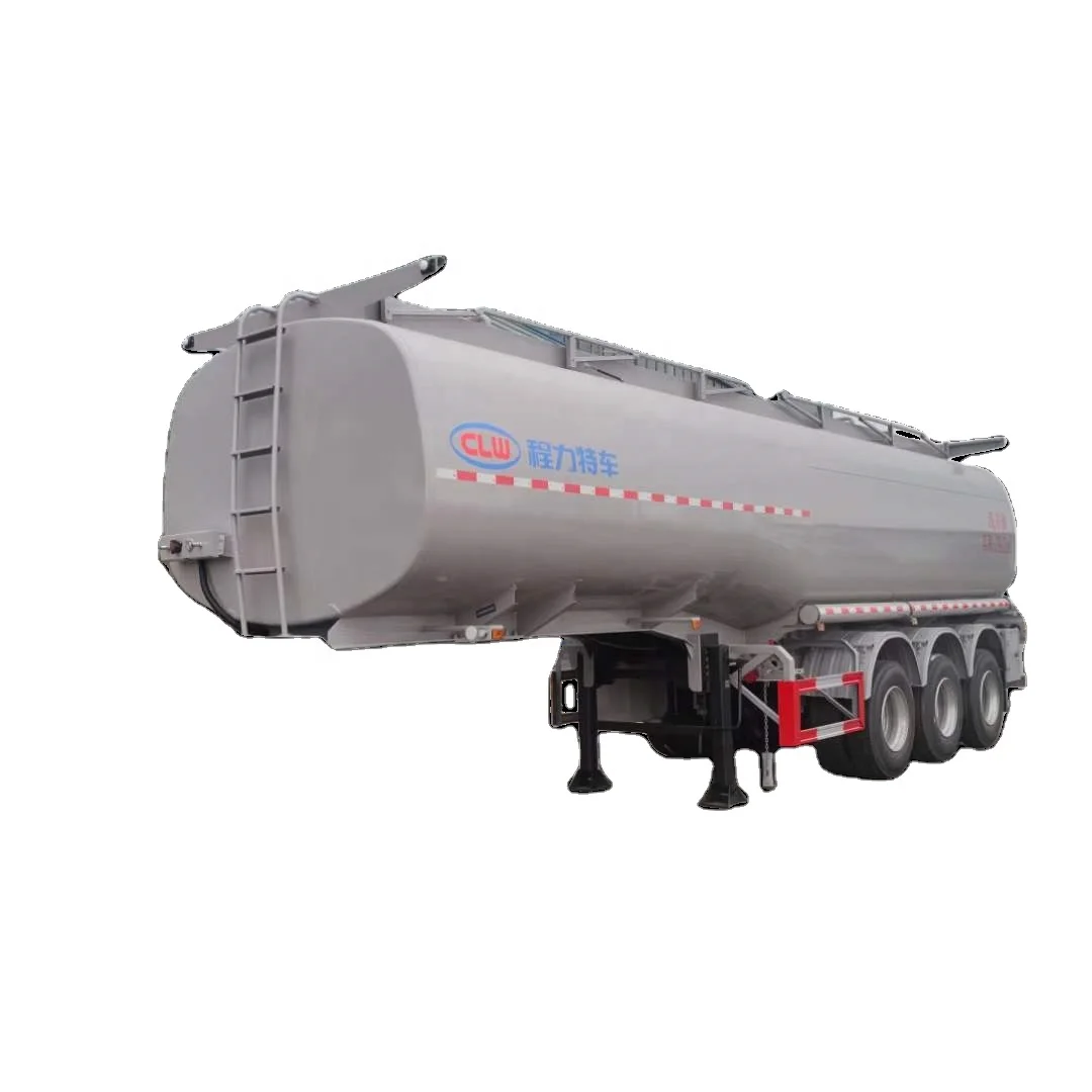 3 Axle 36 Cbm Semi-trailer Truck to Transport Fuel 1000 Gallon 12 Wheels Tanker for Myanmar