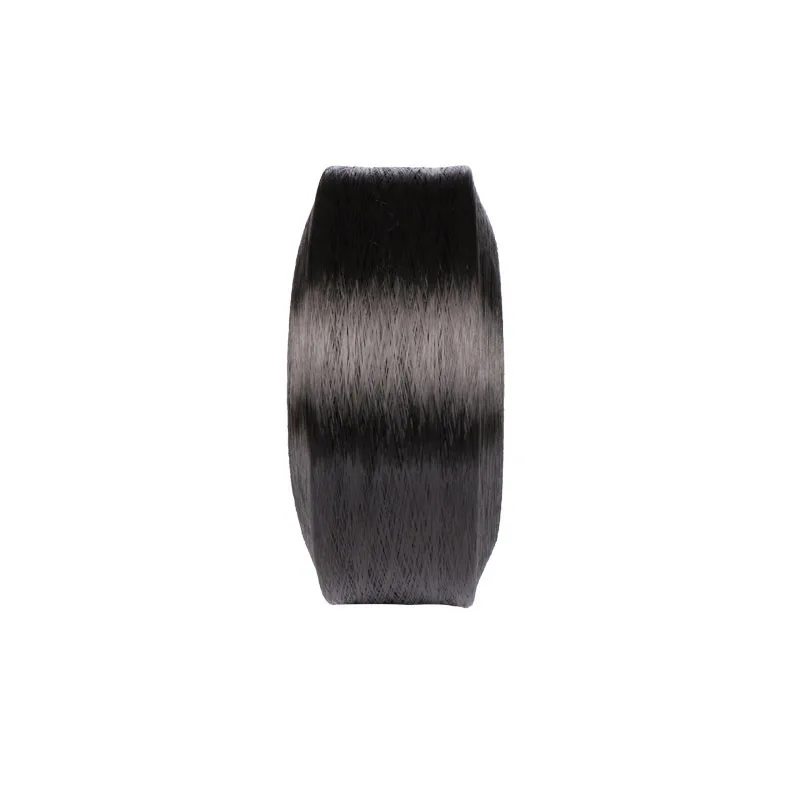 A0-Factory spot direct sale multi-specification pp yarn black coloured tinted polypropylene yarn FDY yarns