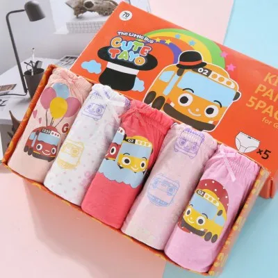 Хлопковое детское нижнее белье в Корейском стиле, красивые трусы для маленьких и средних девочек с мультяшным рисунком, шорты, Прямая поставка с фабрики, детское нижнее белье для девочек