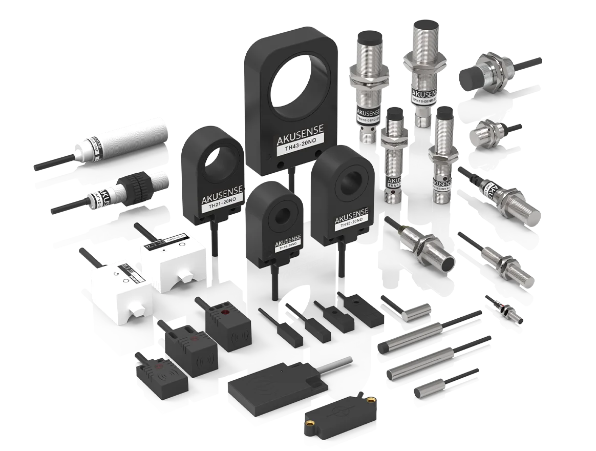 Sense M18 Hall Sensor Inductive Proximity Switch 5mm Sensing Distance Nickel Copper Alloy Housing