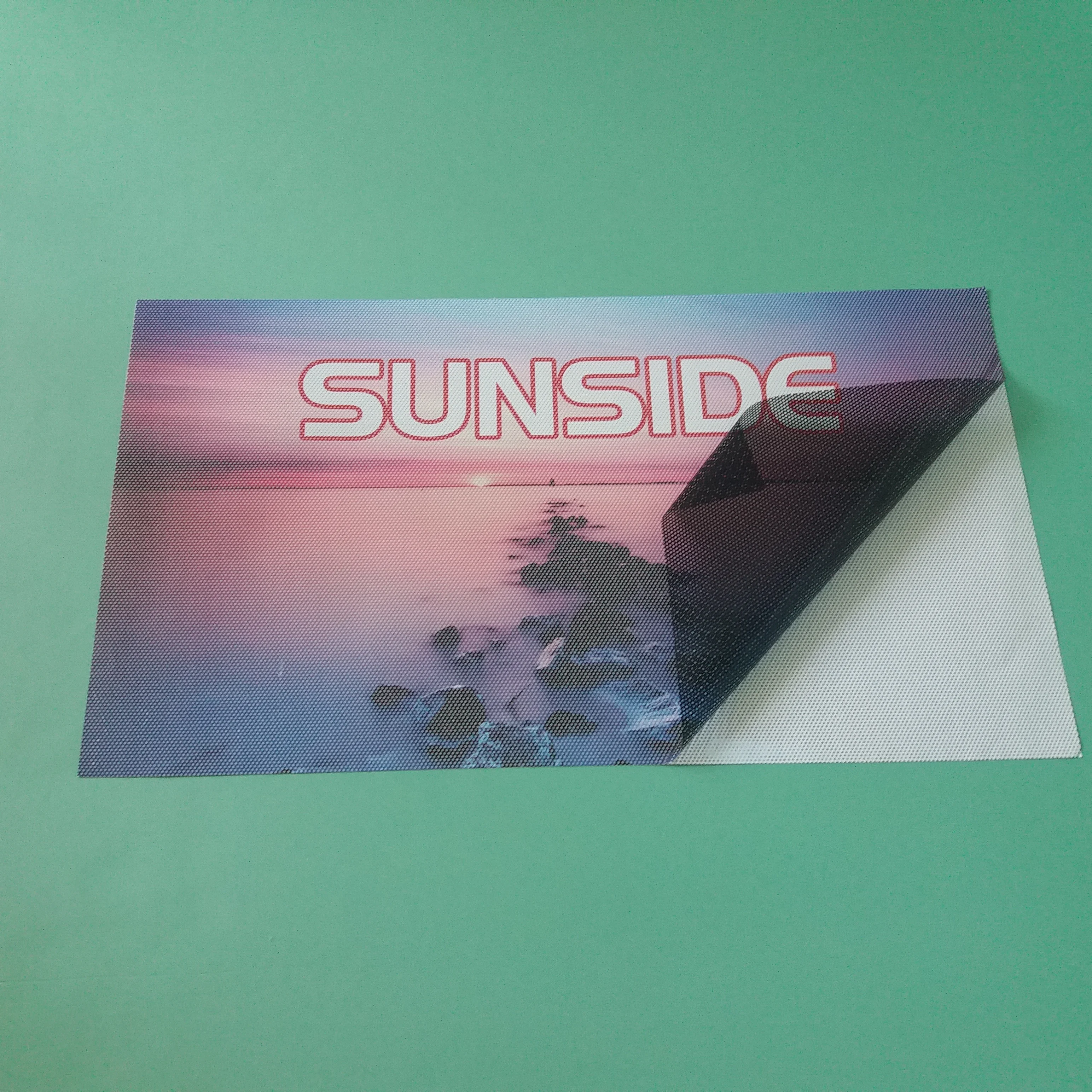 Custom Printing One Way Vision Glass Film Perforated Window Sticker