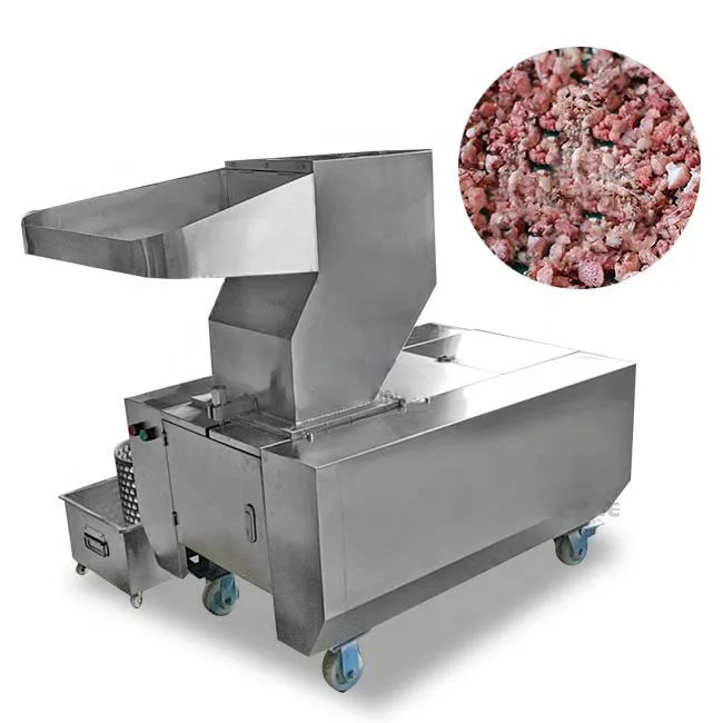 For factory use animal bone crushing meat crushing machine cow bone crusher machine for dog food
