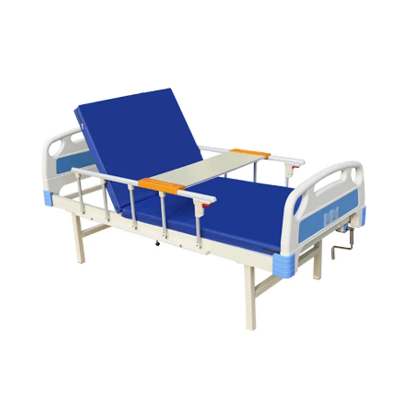 
Cheap prices all dimensions 2 cranks manual hospital bed furniture with side rails for sale 
