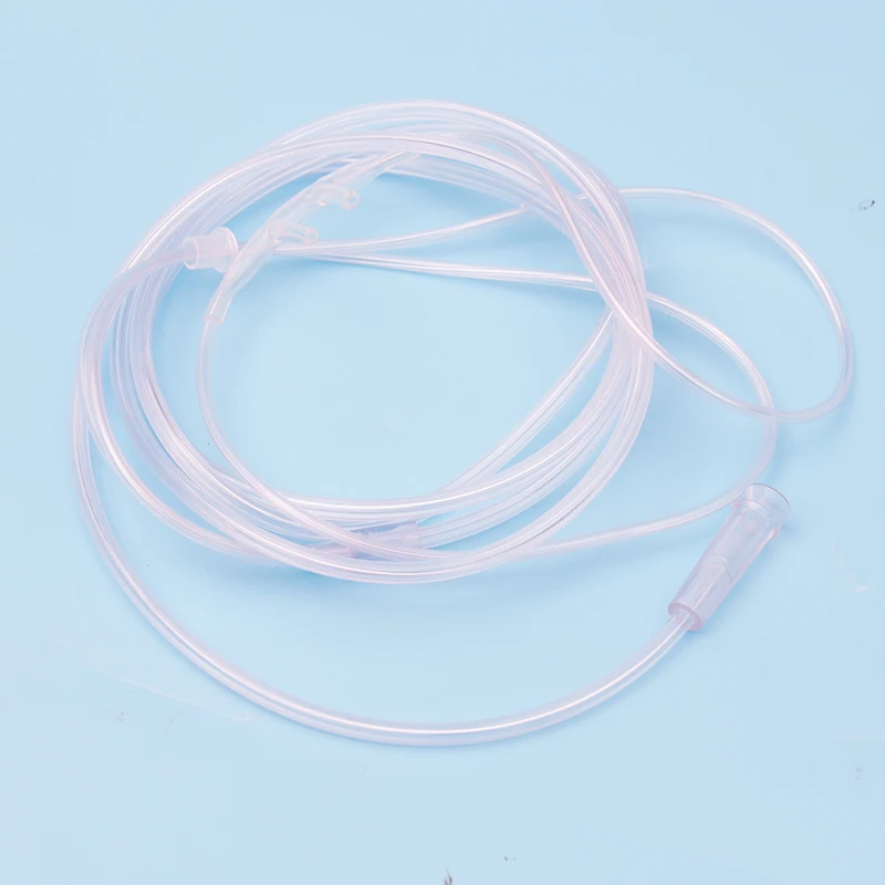 China Suppliers Fine Quality Soft PVC Adult Medical Nasal Oxygen Cannula Tube