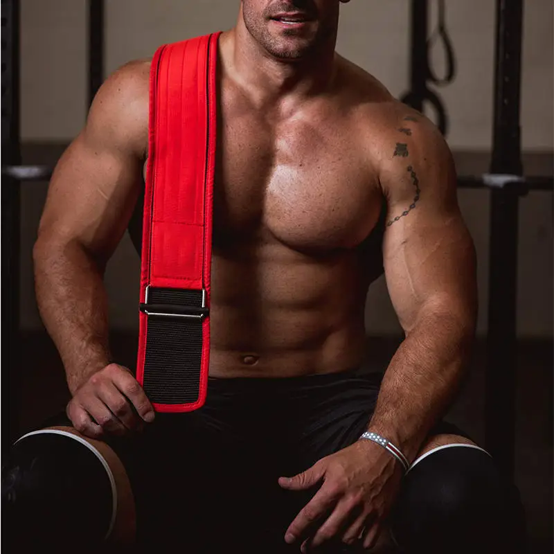 PAIDES Self-Locking Weight Lifting Belt Nylon Premium Level Powerlifting Belt Gym Belt for Weight Lifting  for Men and Women