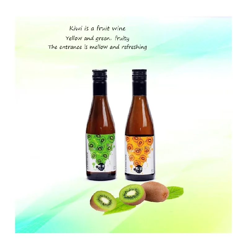 
Drink kiwi wine box beverage supplier fruit wine187ml/ bottle fruit wine juice bar 