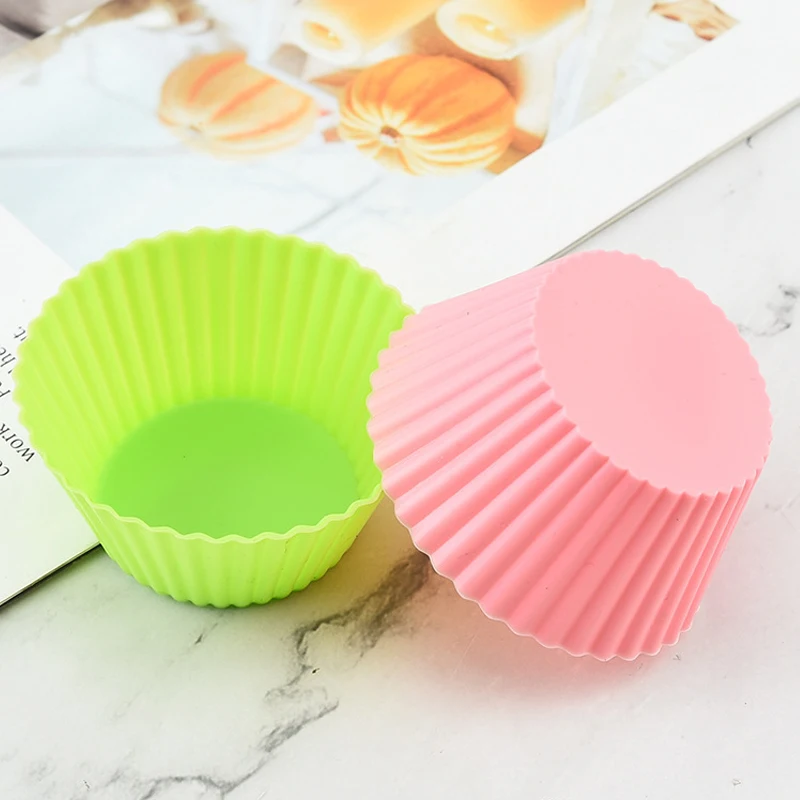 silicon muffin pan  12 cups  Hot sale  Muffin Cups  Reusable  Baking  Cases  Cake baking Mold regular cupcake tray