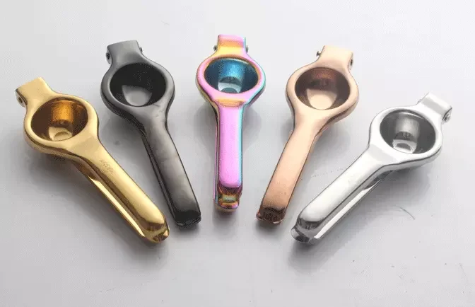 Kitchen Accessories Gadgets Silver Stainless Steel Press Handled Manual Juicer Lemon Lime  Lemon Clip Squeezer