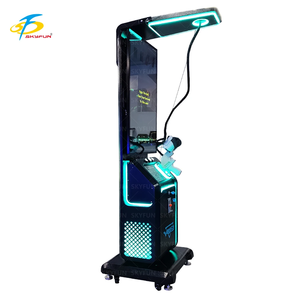 Amusement Park Products Self-Service Standing VR Machine Shooting Simulator Coin Operated Gaming VR Game Machine