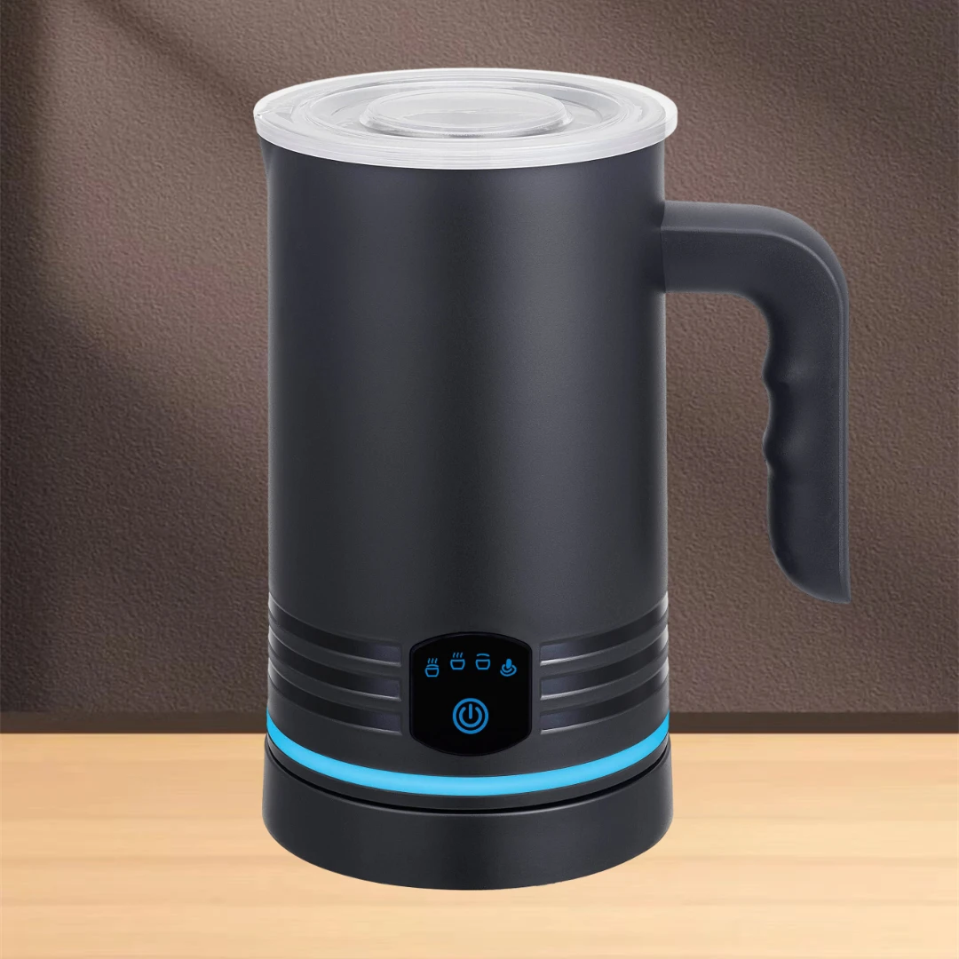Milk Frother Electric,Silent Operation Milk Heater and Warmer Hot & Cold Milk Foamer Maker for Latte Coffee Chocolate