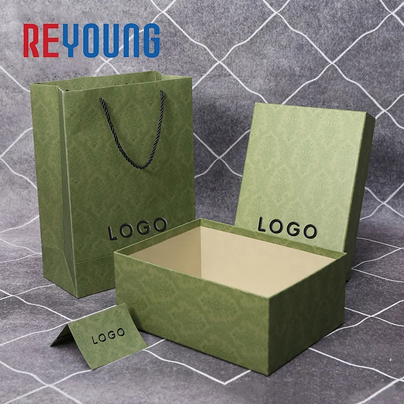 Luxury Wholesale Custom T shirt Scarf Clothing Product Eco Friendly Cardboard With Lid and Base Gift Packaging Two Piece Box