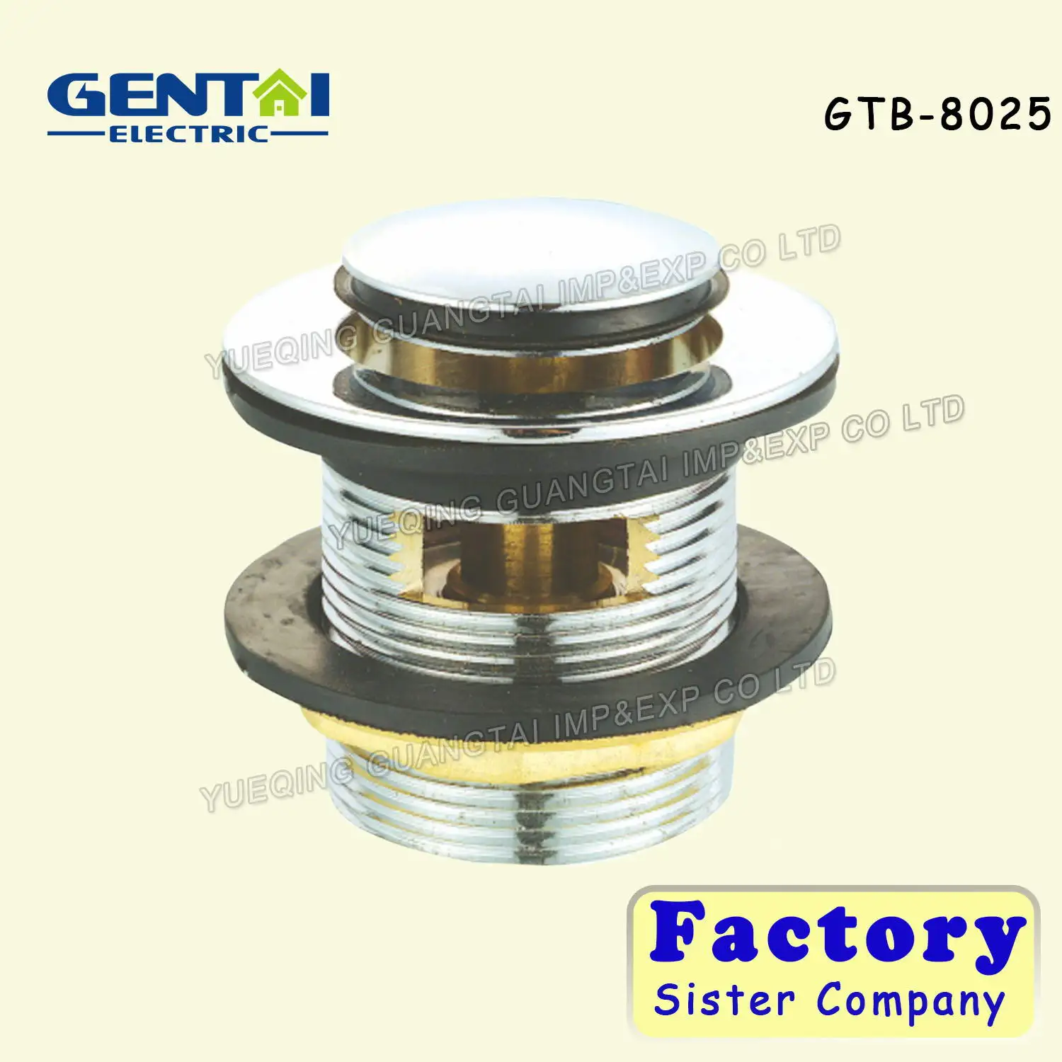 High Quality Universal 1-1/4 Brass Bathroom Stainless steel Rotating Top waste Basin Sink Drain