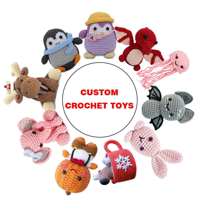 2024 New hot wool ball doll crochet knitting set for Christmas gifts