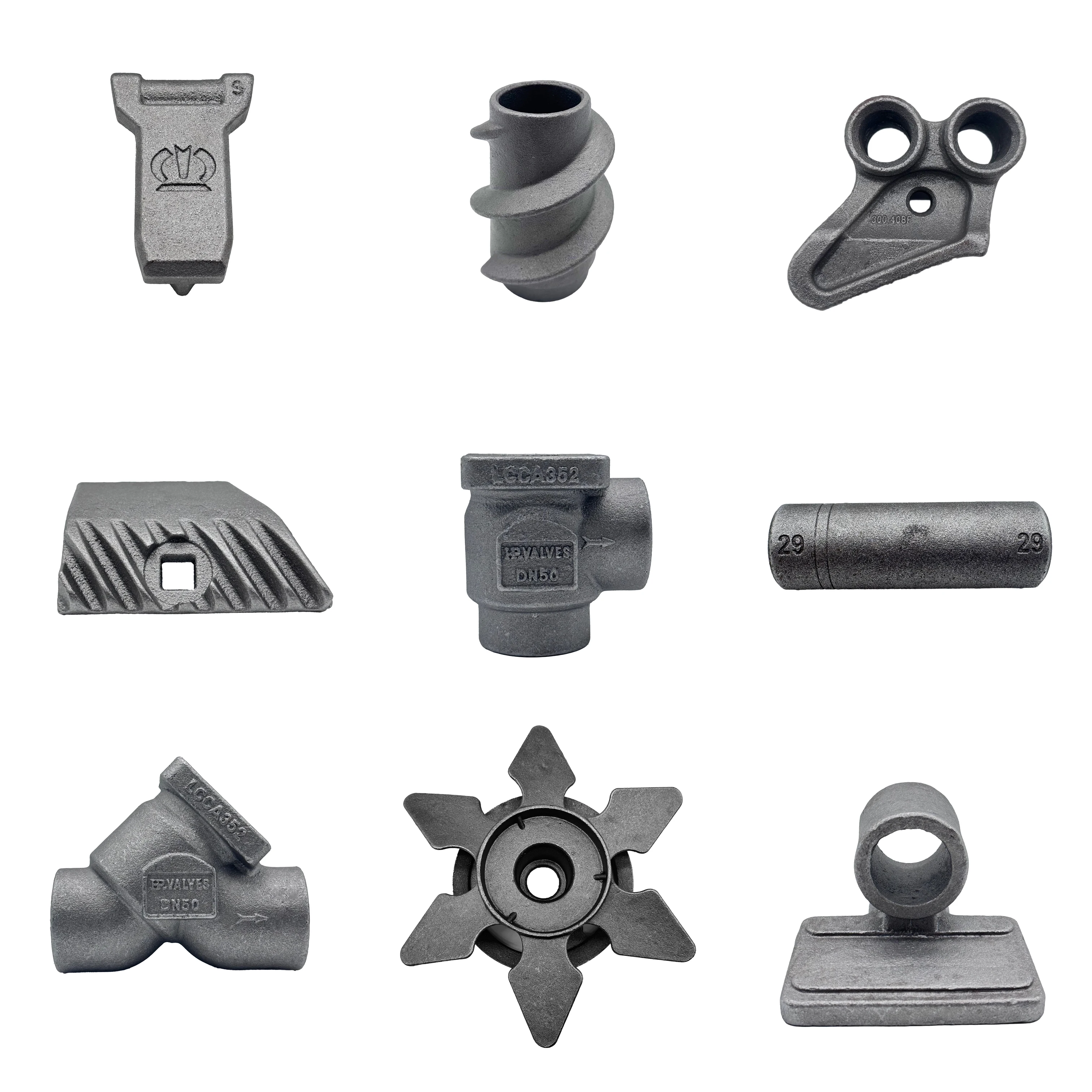 LC Machinery ISO Factory Precision Sand Casting Services High-Quality Carbon Steel Iron Aluminum Casting Parts OEM Components