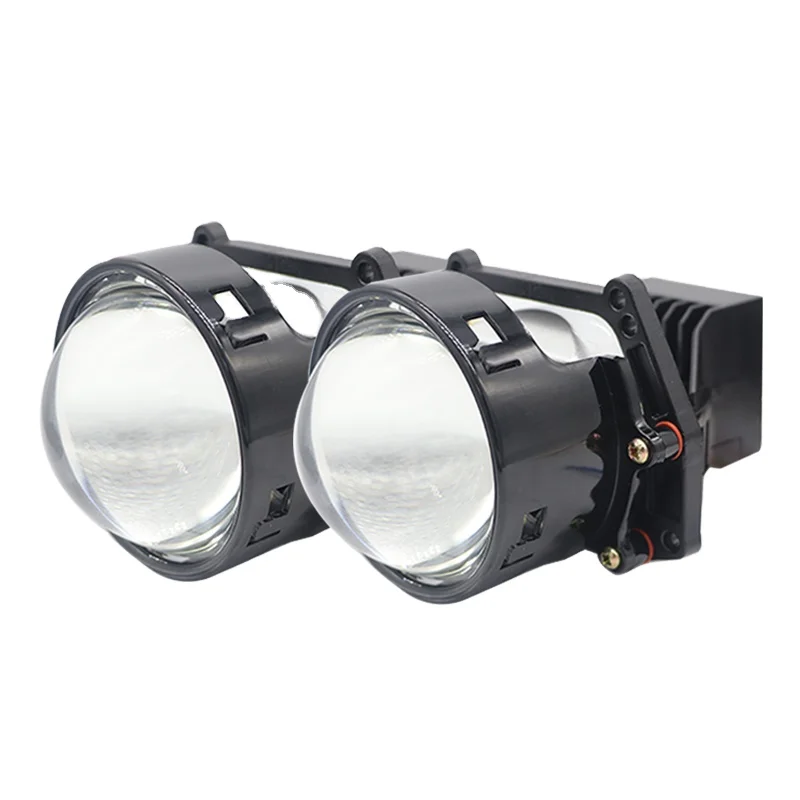 Factor Wholesale Universal Headlight Led Projector Bifocal Lens 2-bulbs Mode High Power Spotlight High Low Laser Beam Retrofit