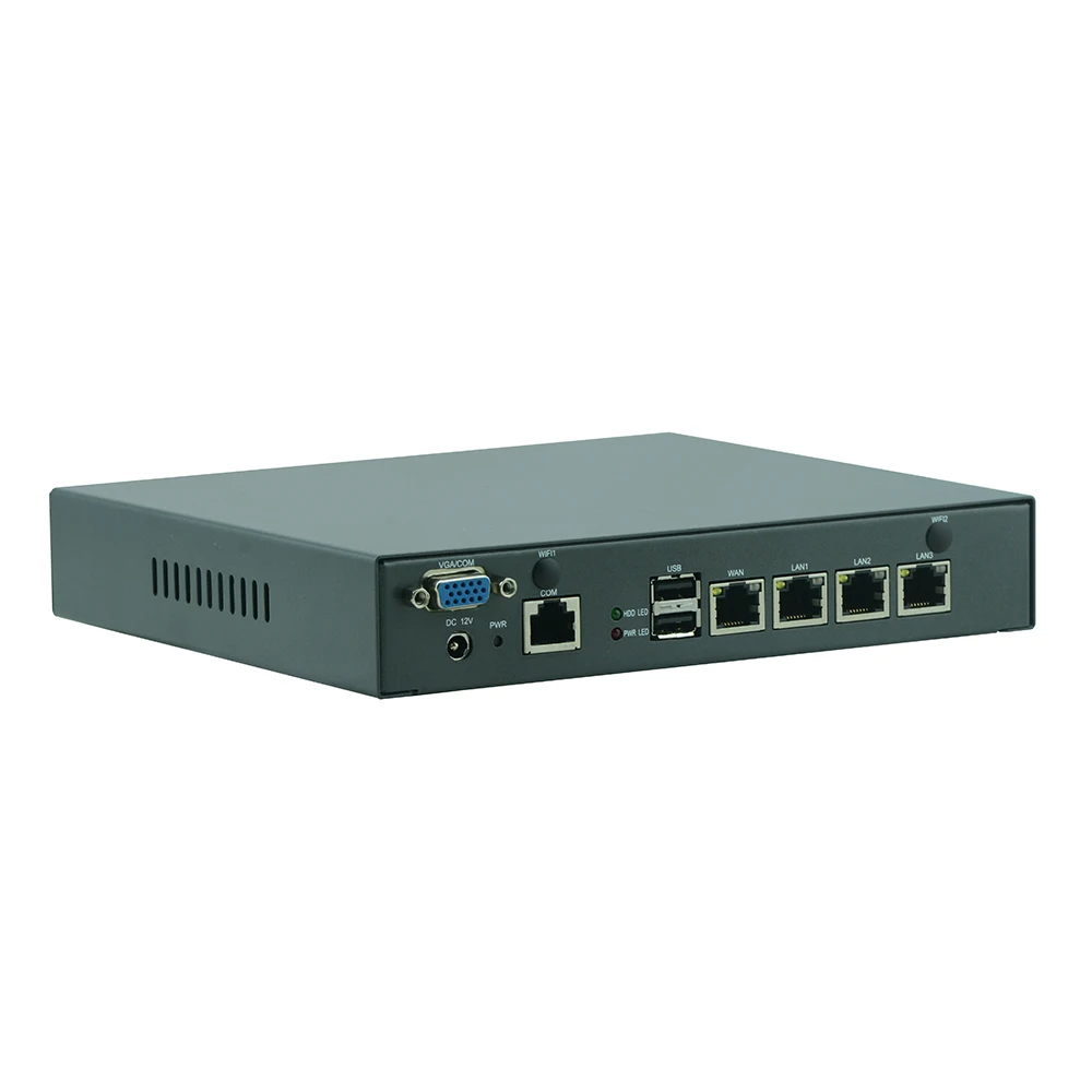 R9FAZ J1900 4 RJ45 LAN Port Pfsense Desktop Mini Firewall PC