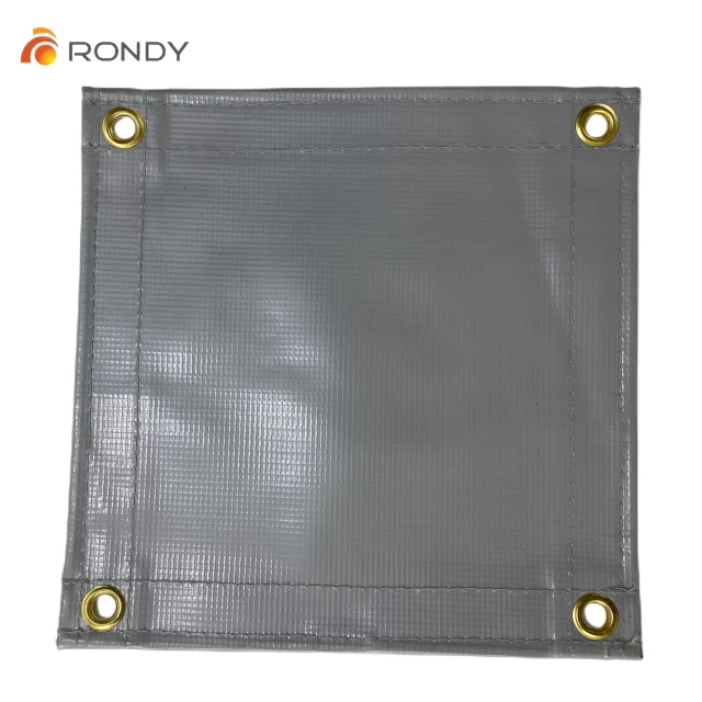 Truck Tarpaulin Covers 1000gsm Panama PVC Roof Membrane Tarpaulin Rubber High Tensile Strength PVDF Lacquering with UV