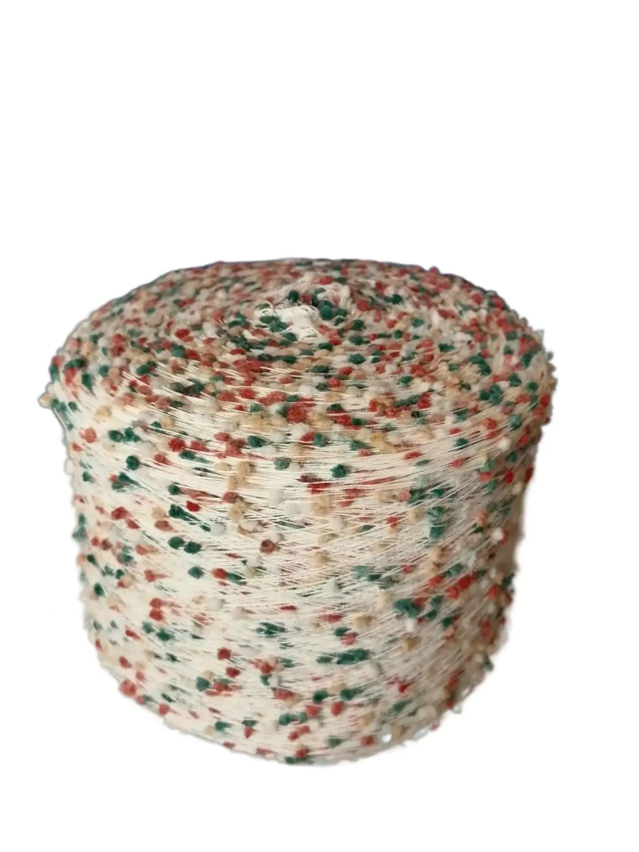 Multi Color Space Dyed 5.3NM Pompom Yarn for Knitting Sweater Fabric