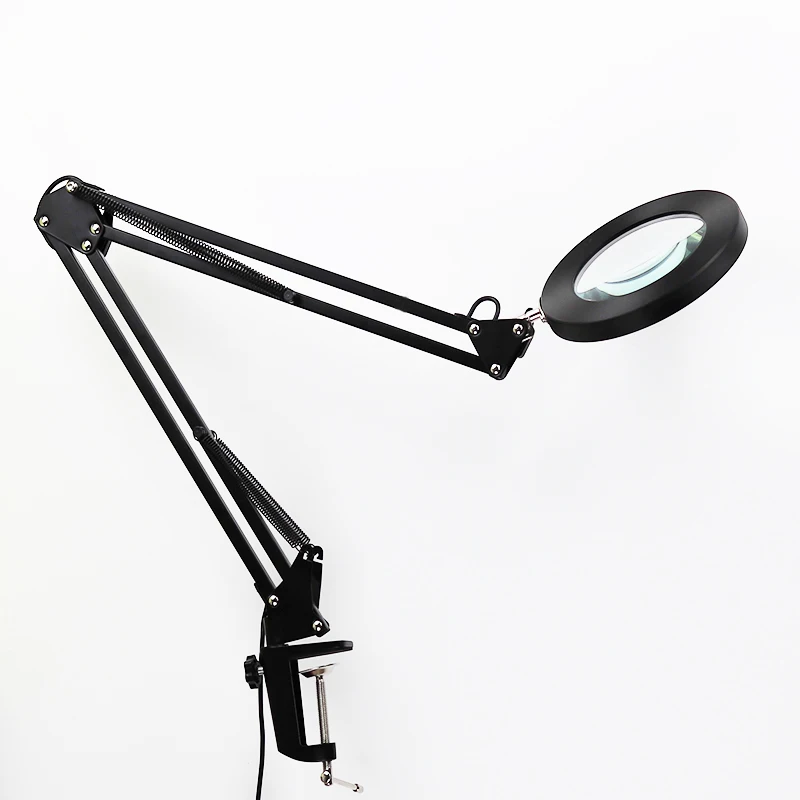 72 LED 10X NEW Illuminated Magnifier USB 3 Colors LED Magnifying Glass for Soldering Iron Repair/Table Lamp/Skincare Beauty Tool