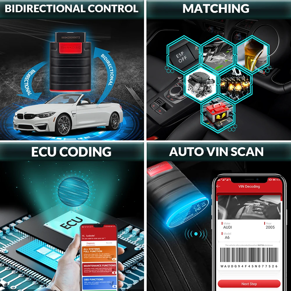 Kingbolen Ediag New Version Full Systems Thinkcar Full Systems Diagnostic Machine For All Cars Easydiag 1 Years Free Update
