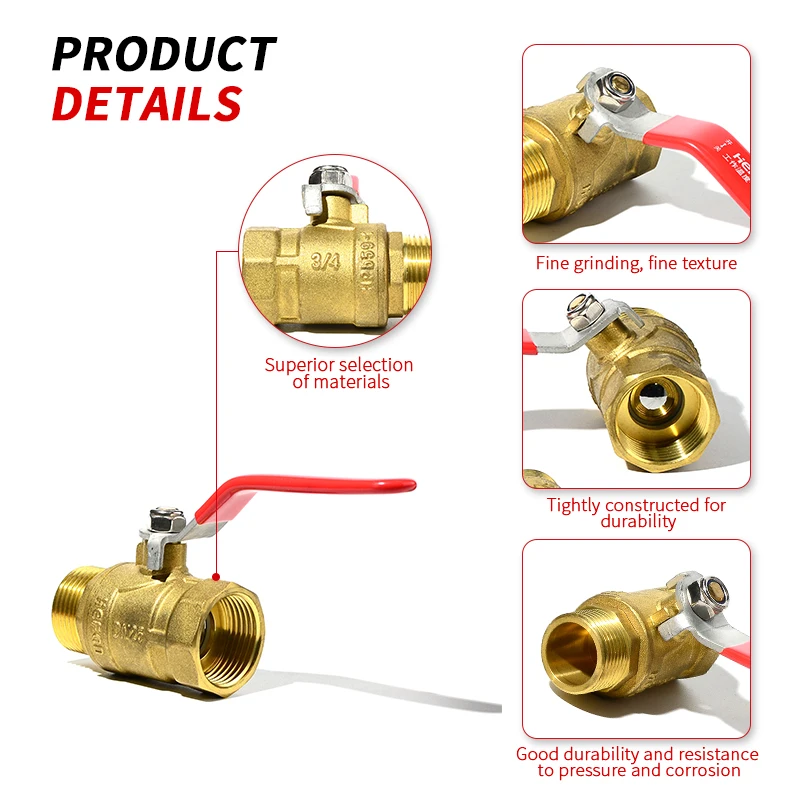 OEM Services Custom 3 Inch Ball Valve Copper Brass Bronze Stainless Steel Material Ball Valve