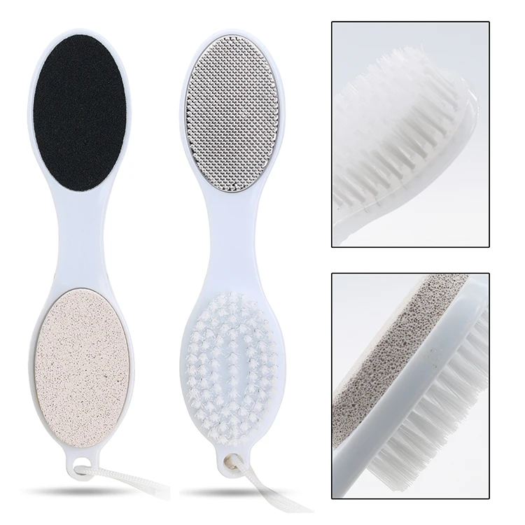 4 in 1 Multi-Function Bath Pumice Pedicure Foot File Soft Stone Brush