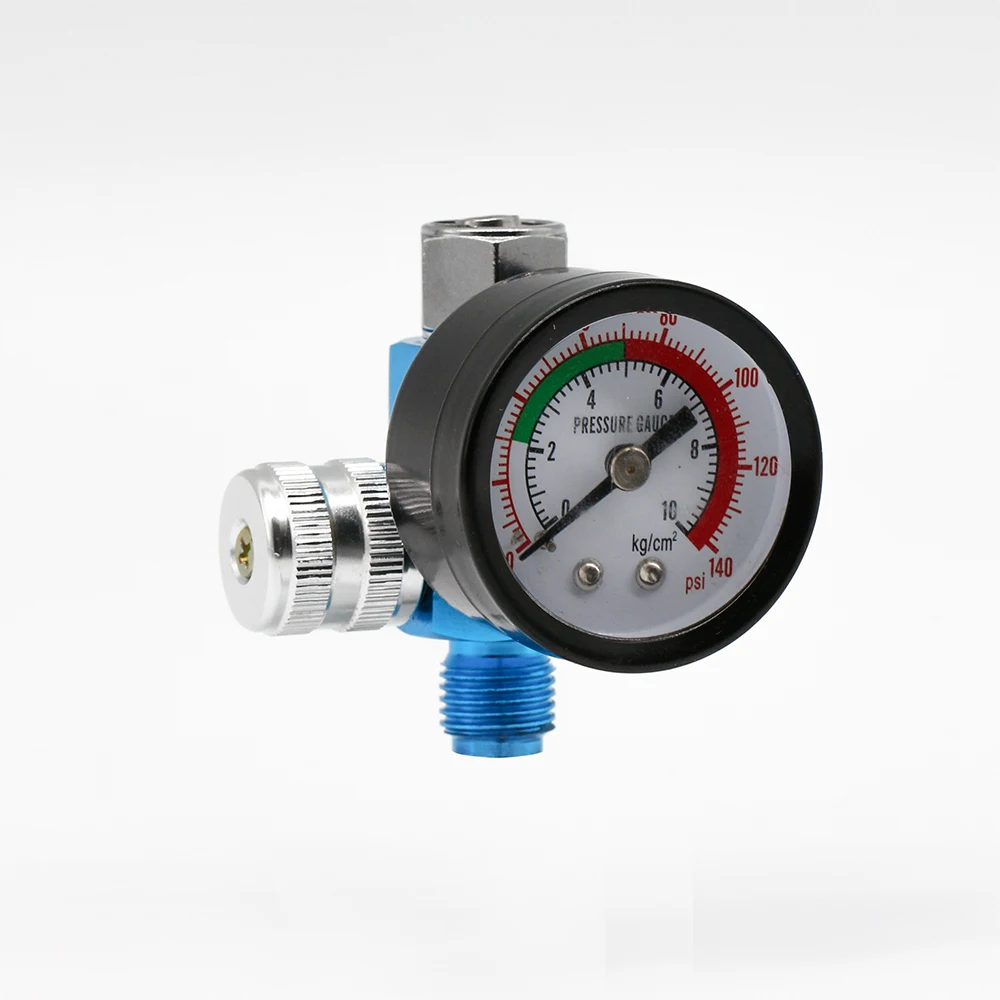 Aluminium Alloy Mini Air Regulator Pressure with Gauge For Spray Gun