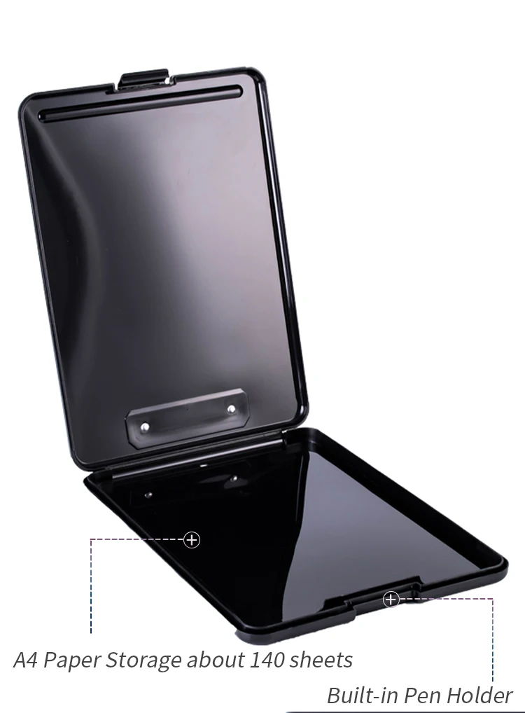 Customization Plastic Storage Clipboard A4 Color File Folder Document Box Filing Organizer Products