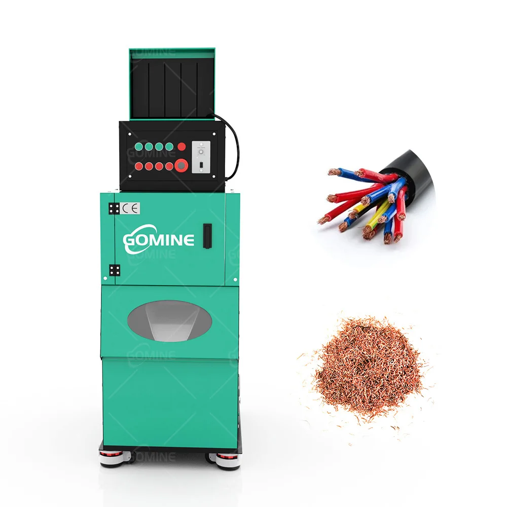 Shredding and sorting All in One Scrap Copper Wire/ Aluminium Wire Recycling Copper Granulator Machine