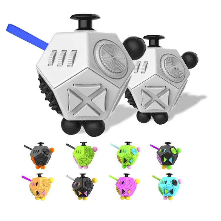 Mini 12 Sides Decompression Cube Anti Stress Magic Cube Toy For Stress Relief 3d Model Magic Cube Decompression Toys