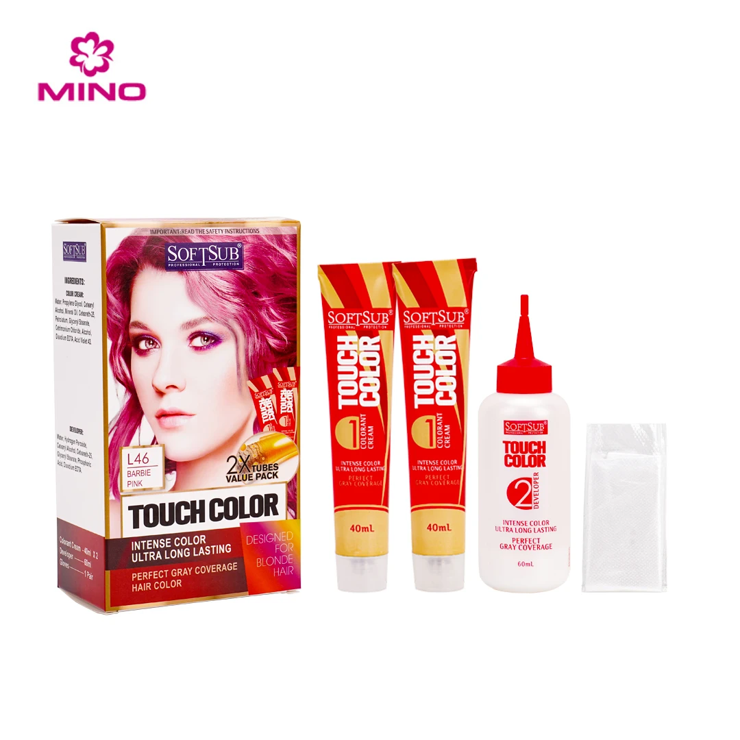 Organic Low Ammonia Argan Oil Permanent Hair Dye Professional Hair Color Cream Hot Sale Oem Popular 93 Colors Hair Directly