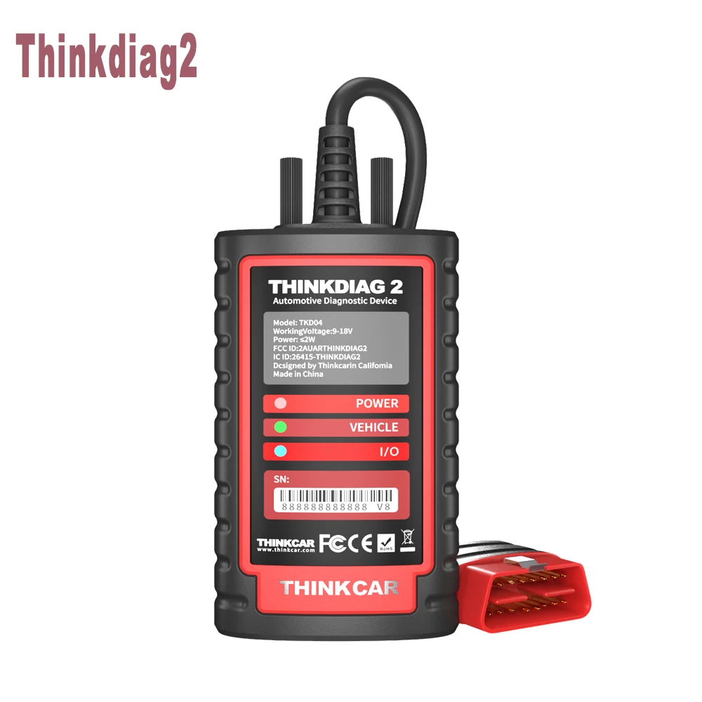 2022 Новые поступления Thinkcar ThinkDiag 2 сканер ELM327 Новый Easydiag автомобильный считыватель кодов Obdii OBD2 Автомобильные диагностические инструменты