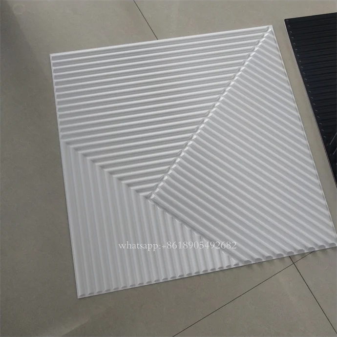 interior pvc wall panel 3d panels  ceiling  waterproof  wooden  board decorative