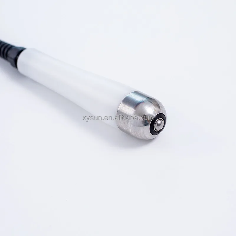 Skin tightening two probes Galvanic micro current heat face eye massager skin care machine