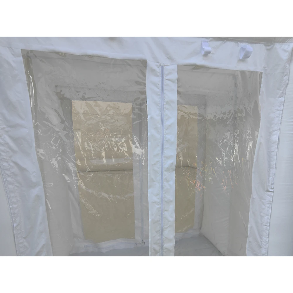 10x8m blow up portable airtight cube inflatable LED party tent with windows for outdoor party events from Sino Inflatables