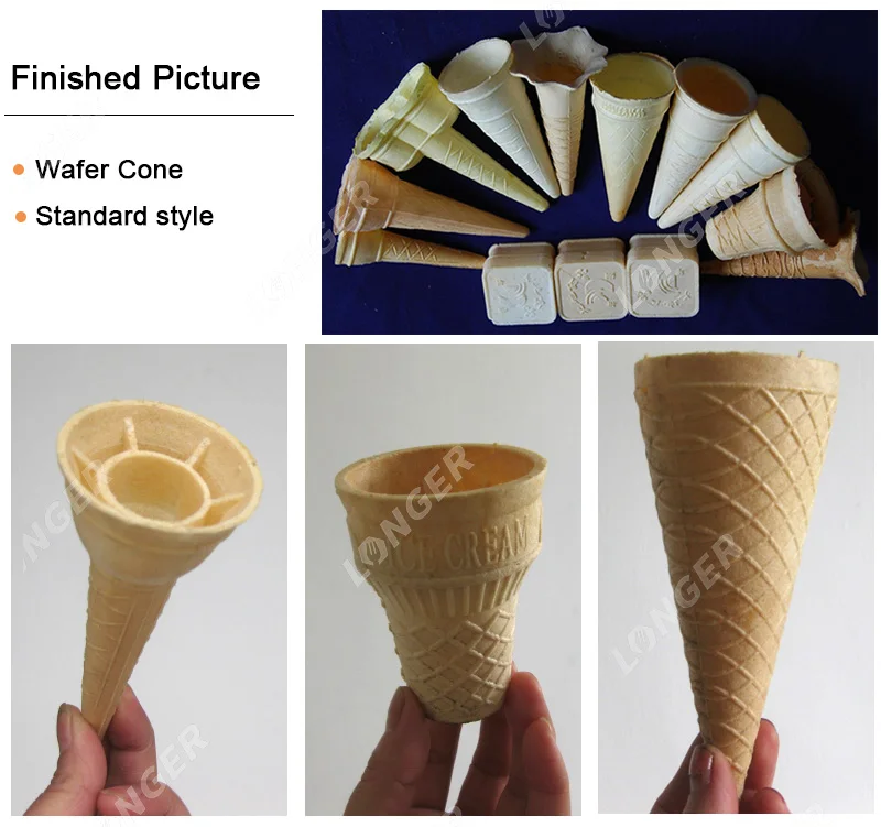 Wafer Cone Biscuit Ice Cream Cone Wafer Biscuit Machine