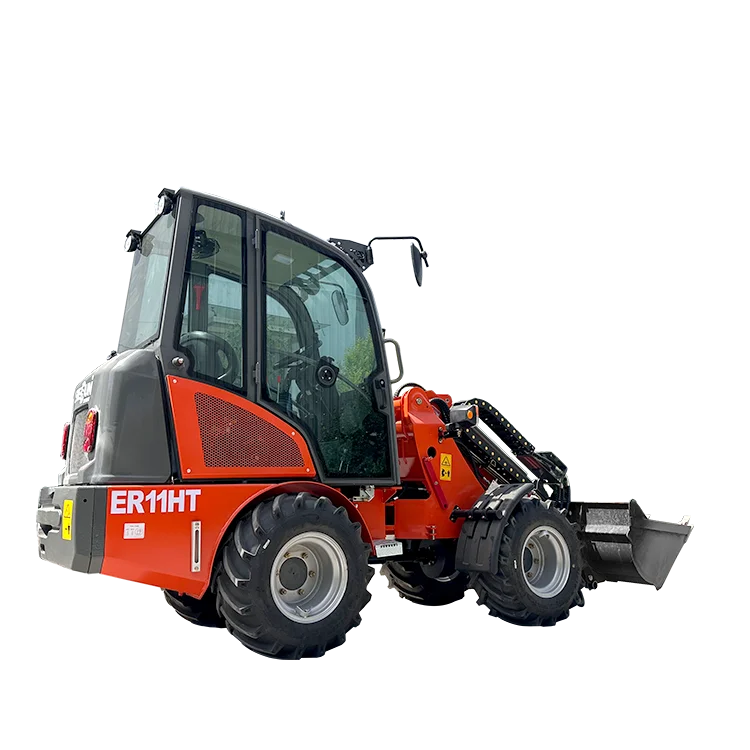 Everun high quality ER11HT 800kg farm road small front telescopic mini wheel loader