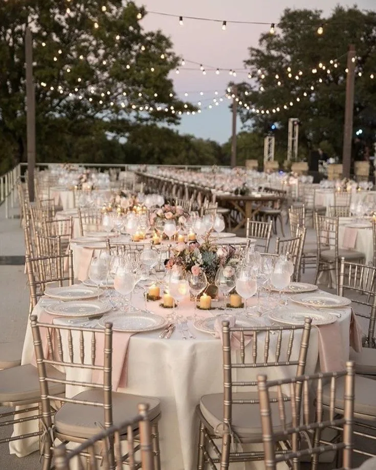 customization Promotion  Free sample  bamboo joint Stacking Outdoor Garden Hotel restaurant Banquet  Iron Metal Wedding chair
