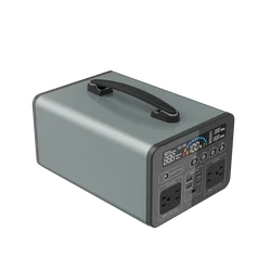 Portable Power Station 1000Wh Backup Lithium Battery 110V/220V Pure Sine Wave AC Outlet Solar Generator for Outdoors Travel Hunt