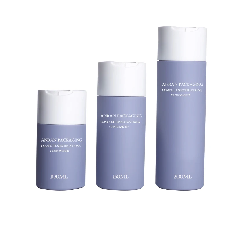 plastics bottles 100ml 150ml 200ml flip top plastic bottles hdpe disc top cap squeeze lotion bottle liquid cosmetic packaging