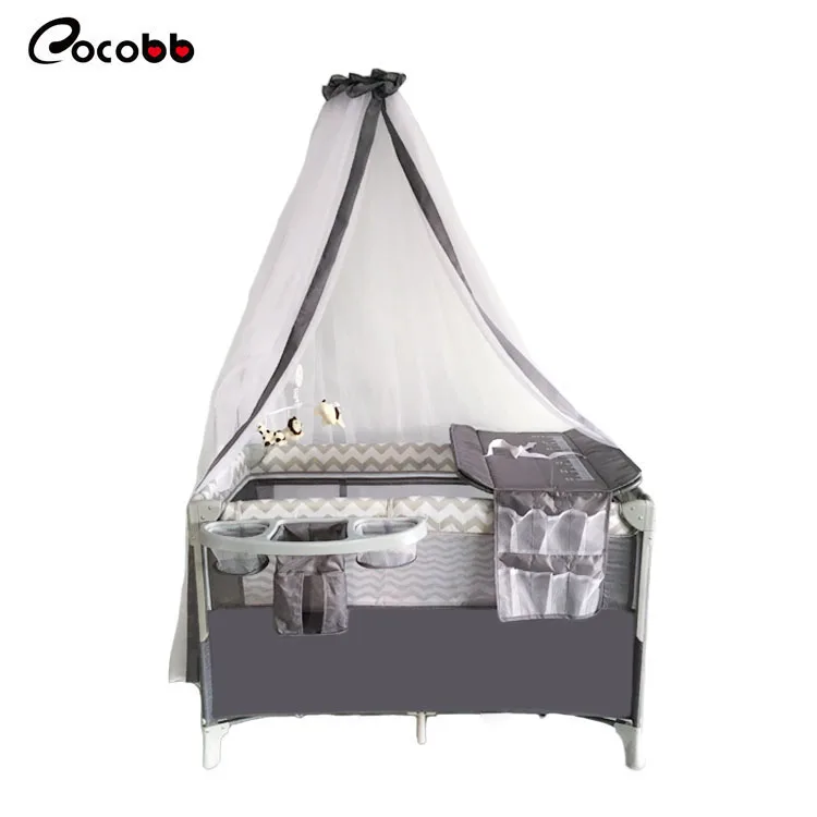 Travel Current Cot Folding Game Foldable Rocker Baby Bed For Babys babi