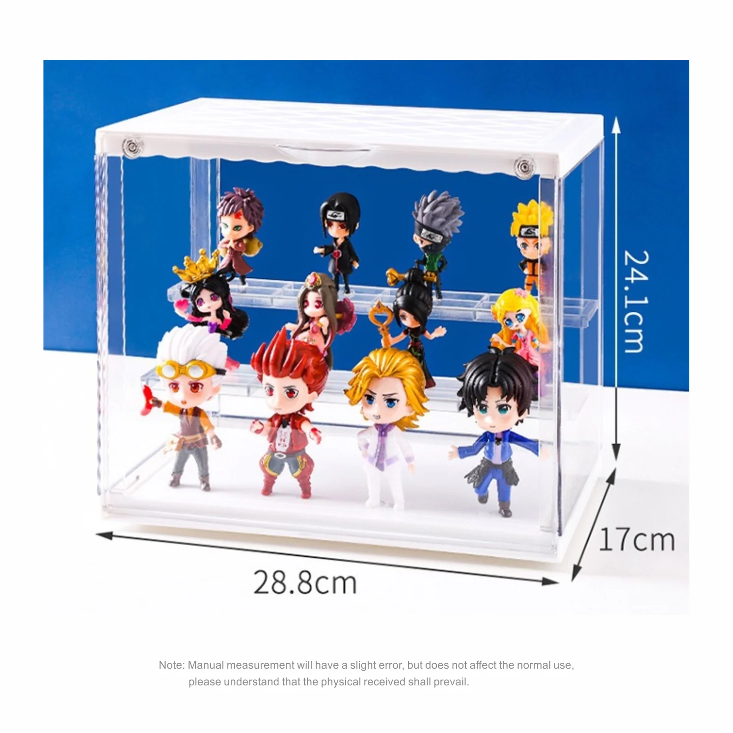 Handbag storage box transparent dustproof acrylic display box bubble mart toy empty box Lego display stand