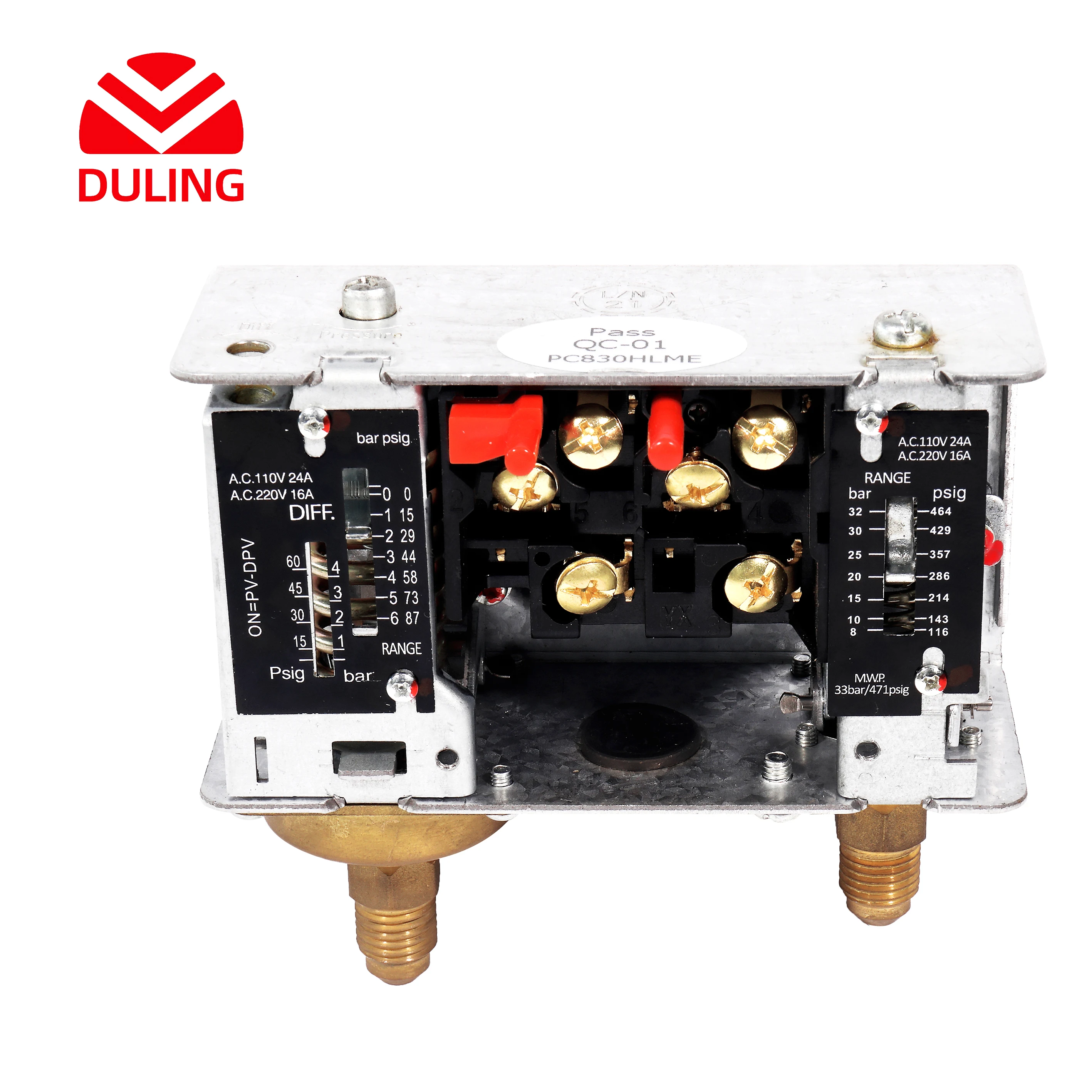 Air Compressor Pressure Switch Controller for Automatic Pump Control Manual