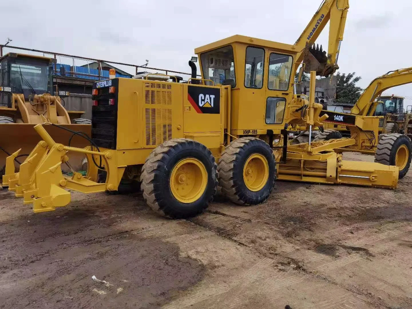 Original Engine Cat 140 Motor Grader Air-Conditioned Cab Low Working Hours Motor Grader for Sale