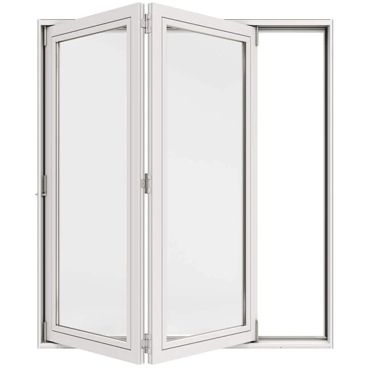 New Design Aluminium Hurricane Proof Vertical Bifold Up Window