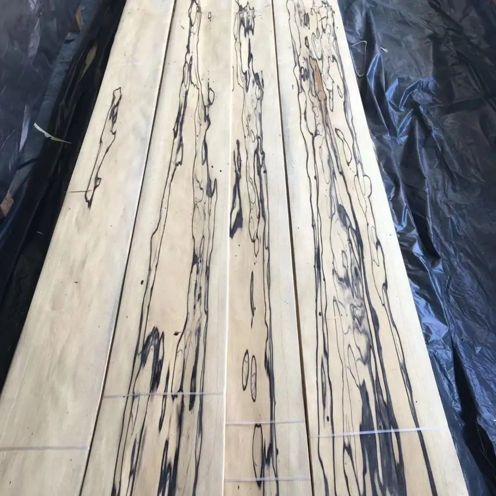 
Natural Wood Black and White Ebony Veneer face veneer plywood decoration 